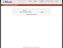 Tablet Screenshot of cbbcat.net